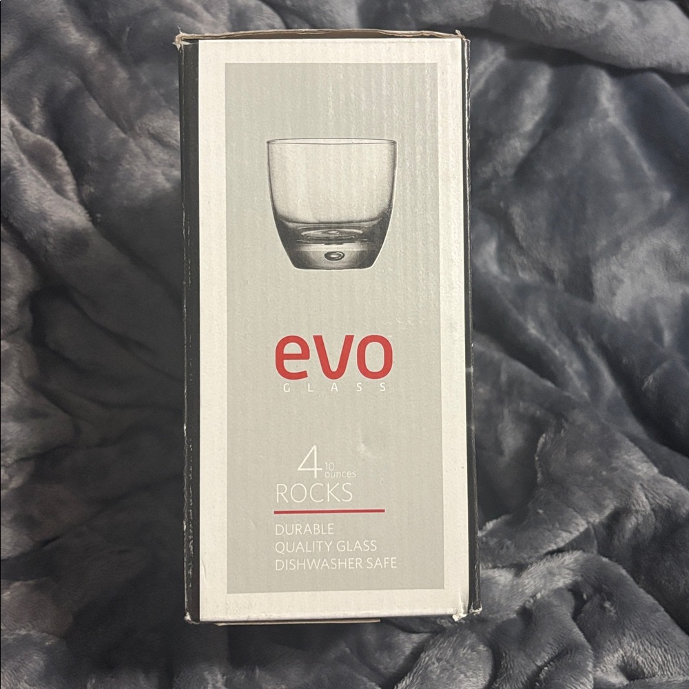 Evo Glass Clear Rocks Glass Set - Picture 3 of 3